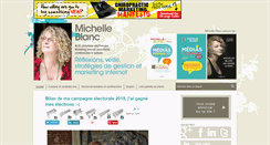 Desktop Screenshot of michelleblanc.com