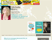 Tablet Screenshot of michelleblanc.com